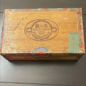 Vintage Cigar Box - Brown